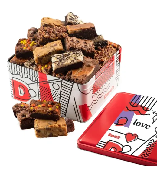 I Love You Assorted Brownies Tin